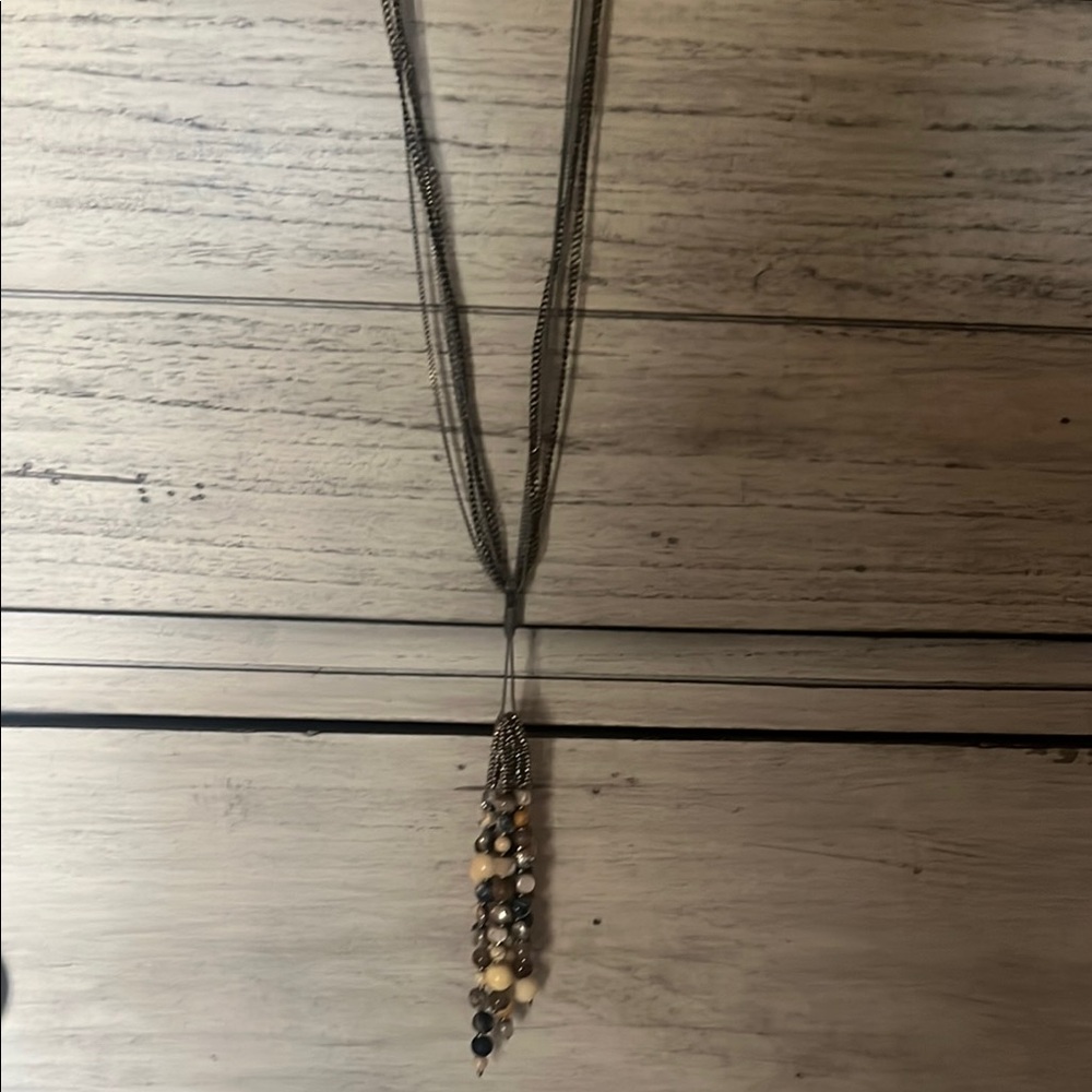 Elegant Multi-Strand Beaded Necklace